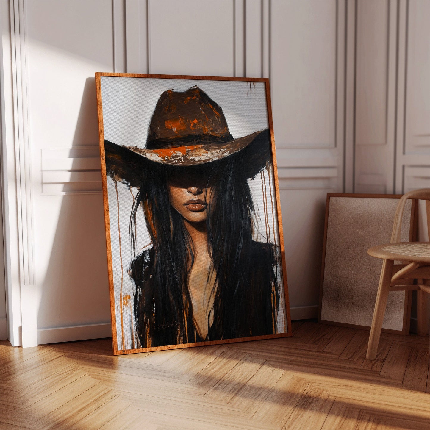 Ember Noir – Western Cowgirl Wall Art