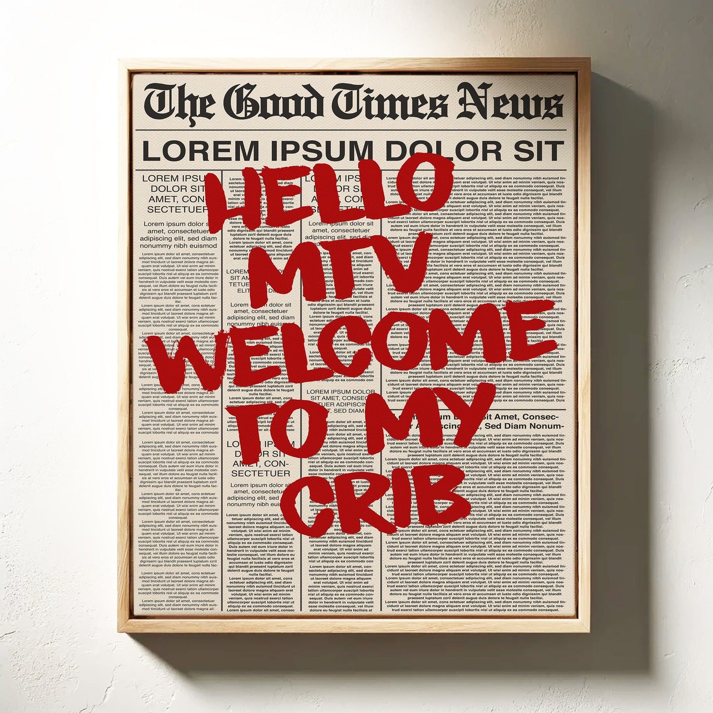 Hello MTV, Welcome Print