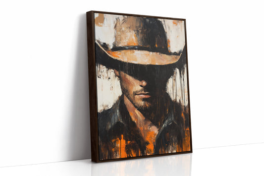 Shadowed Cowboy – Bold Western Expression