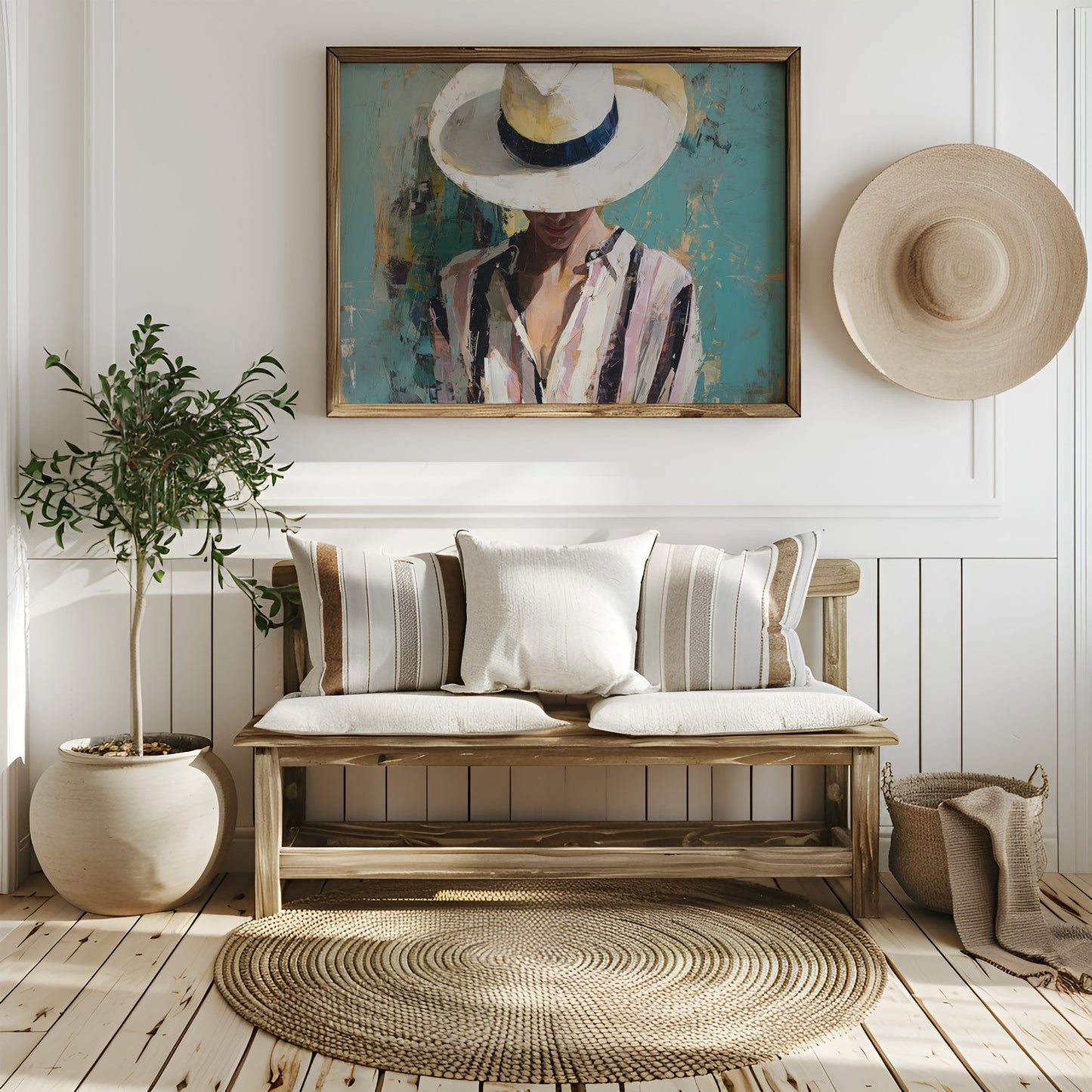 Sunlit Grace Behind Panama White