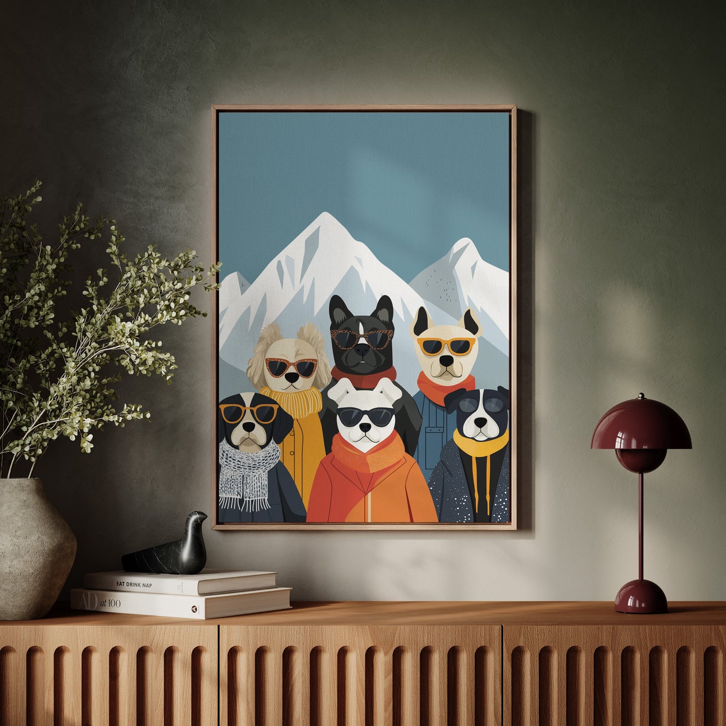 Mountain Dogs Rock Their Alps Ski