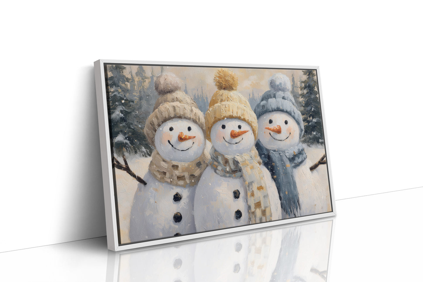 Three Friends Share Winter's Magic