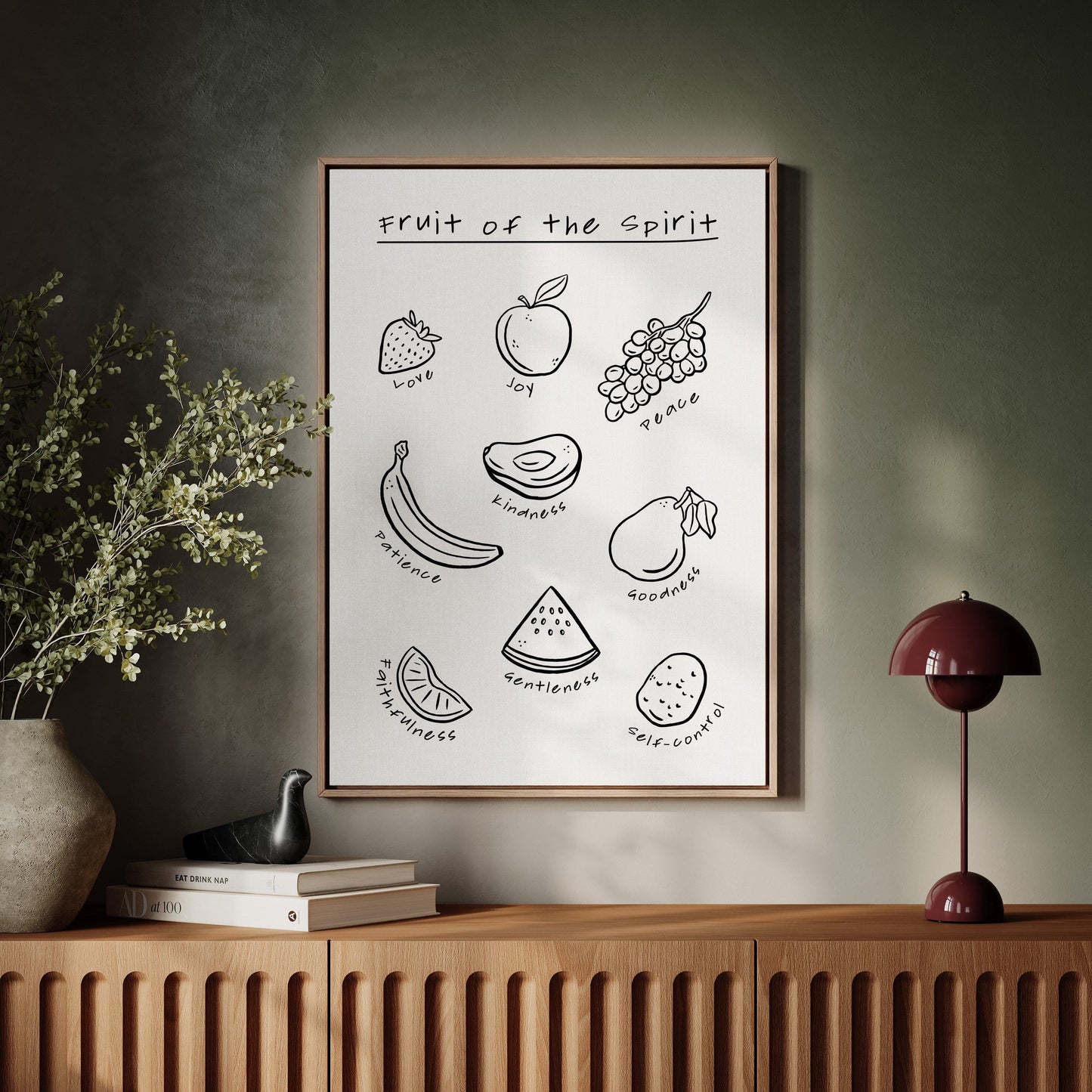 Sweet Virtues Grow In Simple Lines