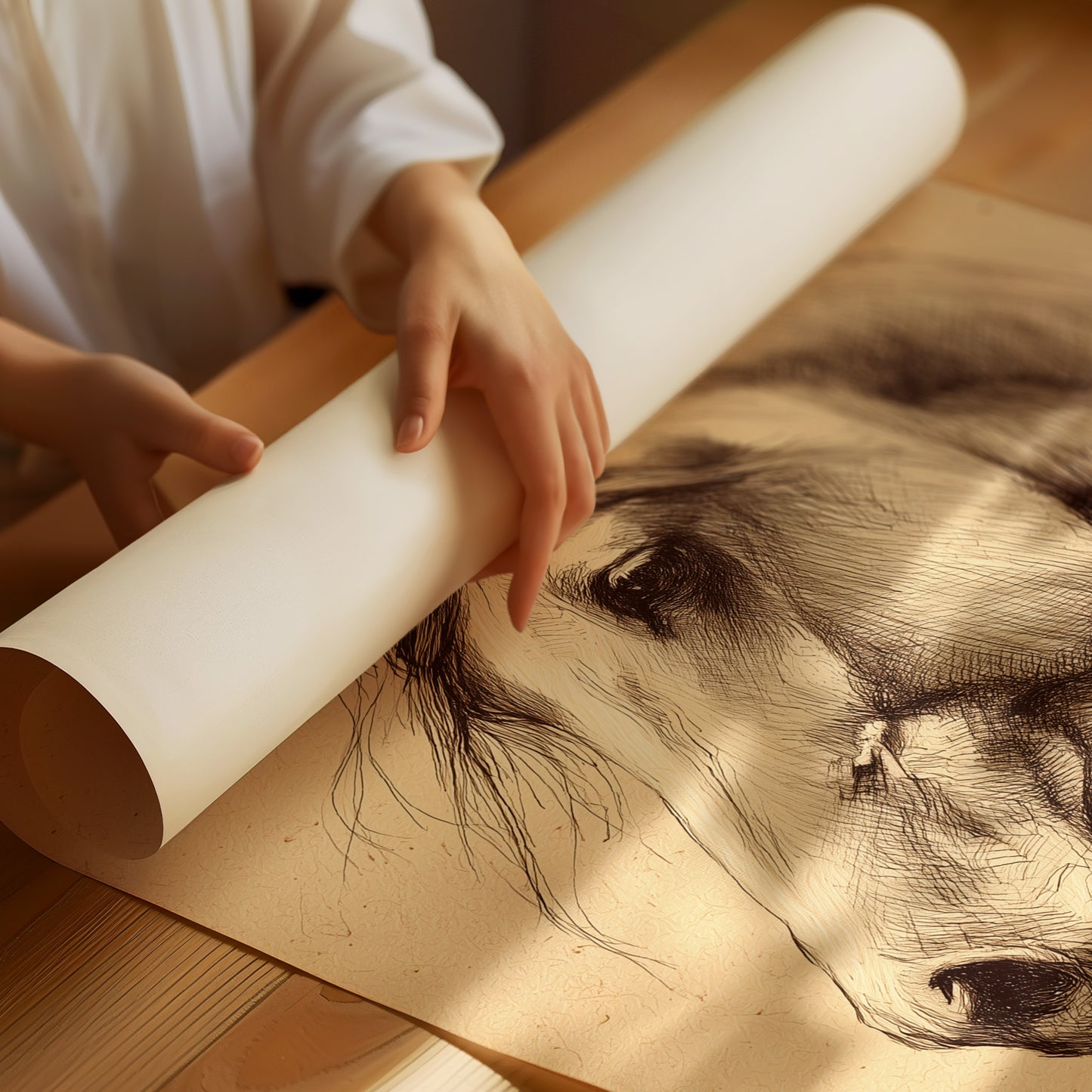 Wisdom Sketched On Parchment Pages