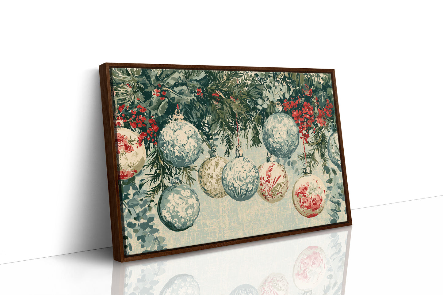 Speckled Glass, Sprigs Of Red