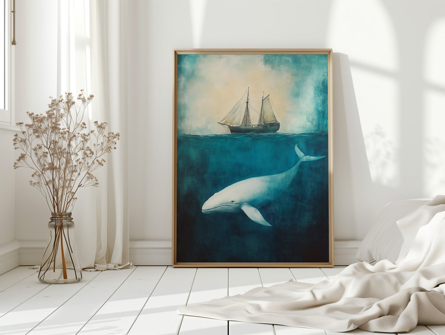 Deep Blue Silence and the Whale