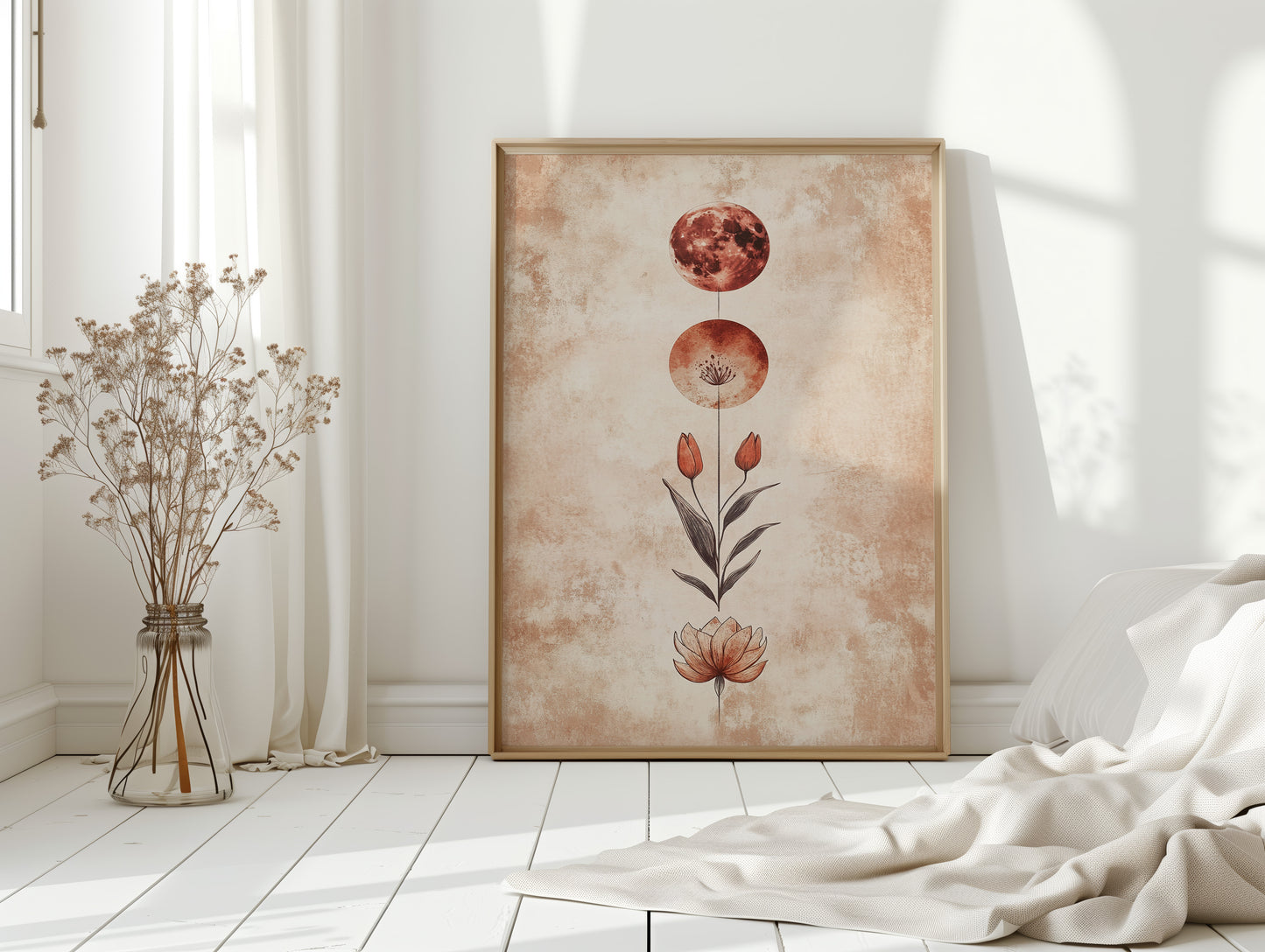 Blood Moon and Blooming Spirit