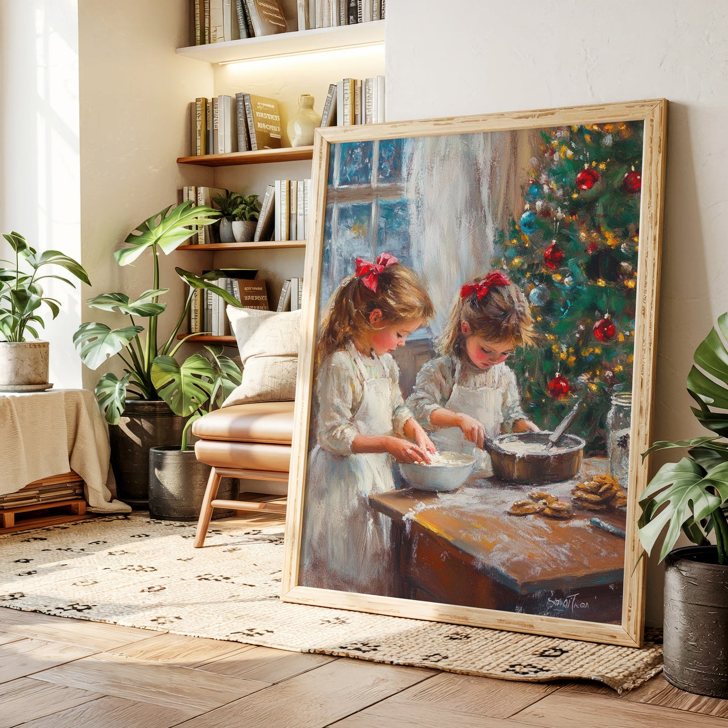 Baking Memories Beneath Twinkling Lights