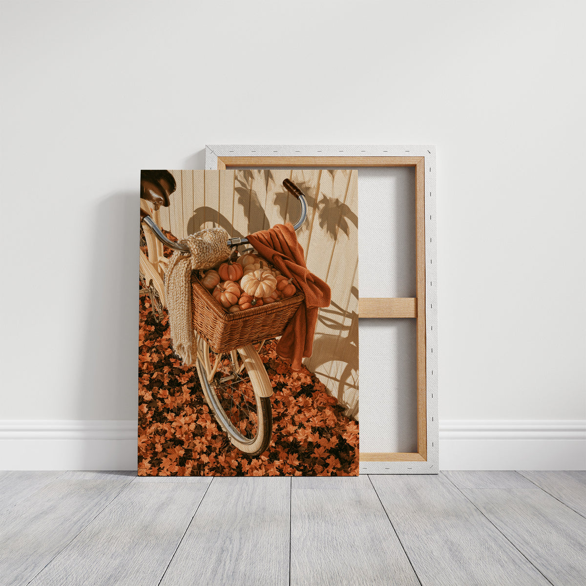 Gourd Delivery, Pedal Powered, gallery wrapped canvas print shown front on