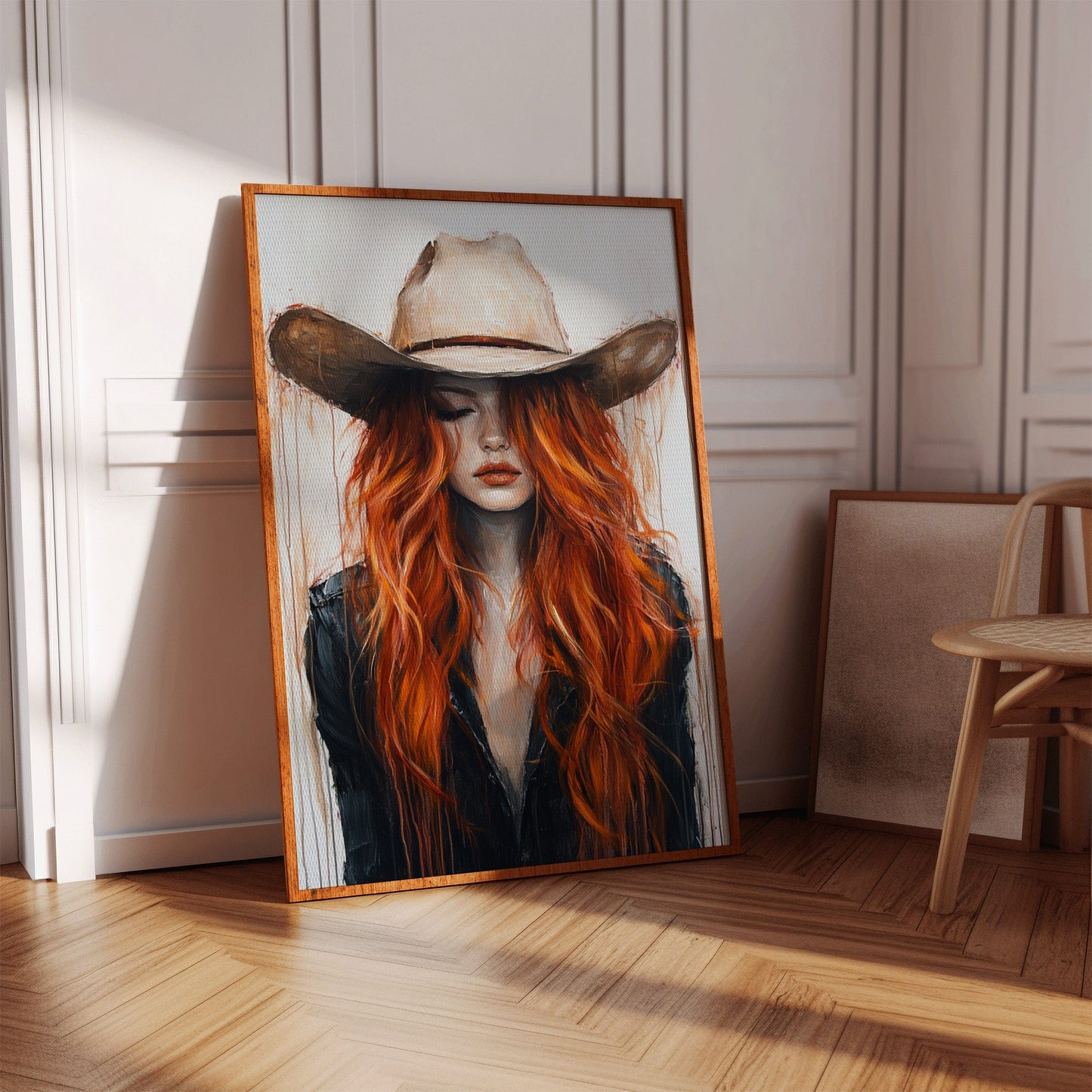 Cowgirl Ember – Rustic Elegance in Red