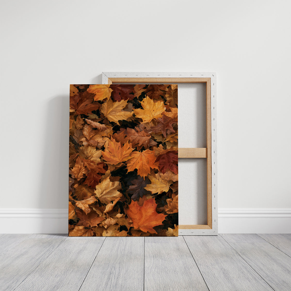 Leaf Me Alone, I’m Resting, gallery wrapped canvas print shown front on