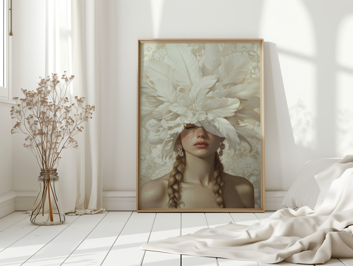 Whispers of Ivory Feathers