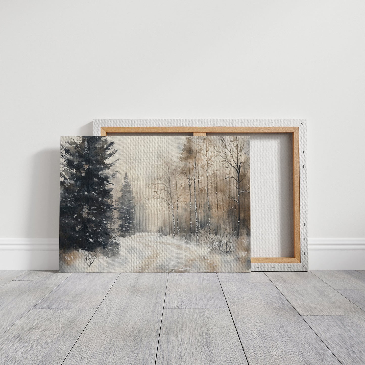 Snow Winds Through Silent Pines
