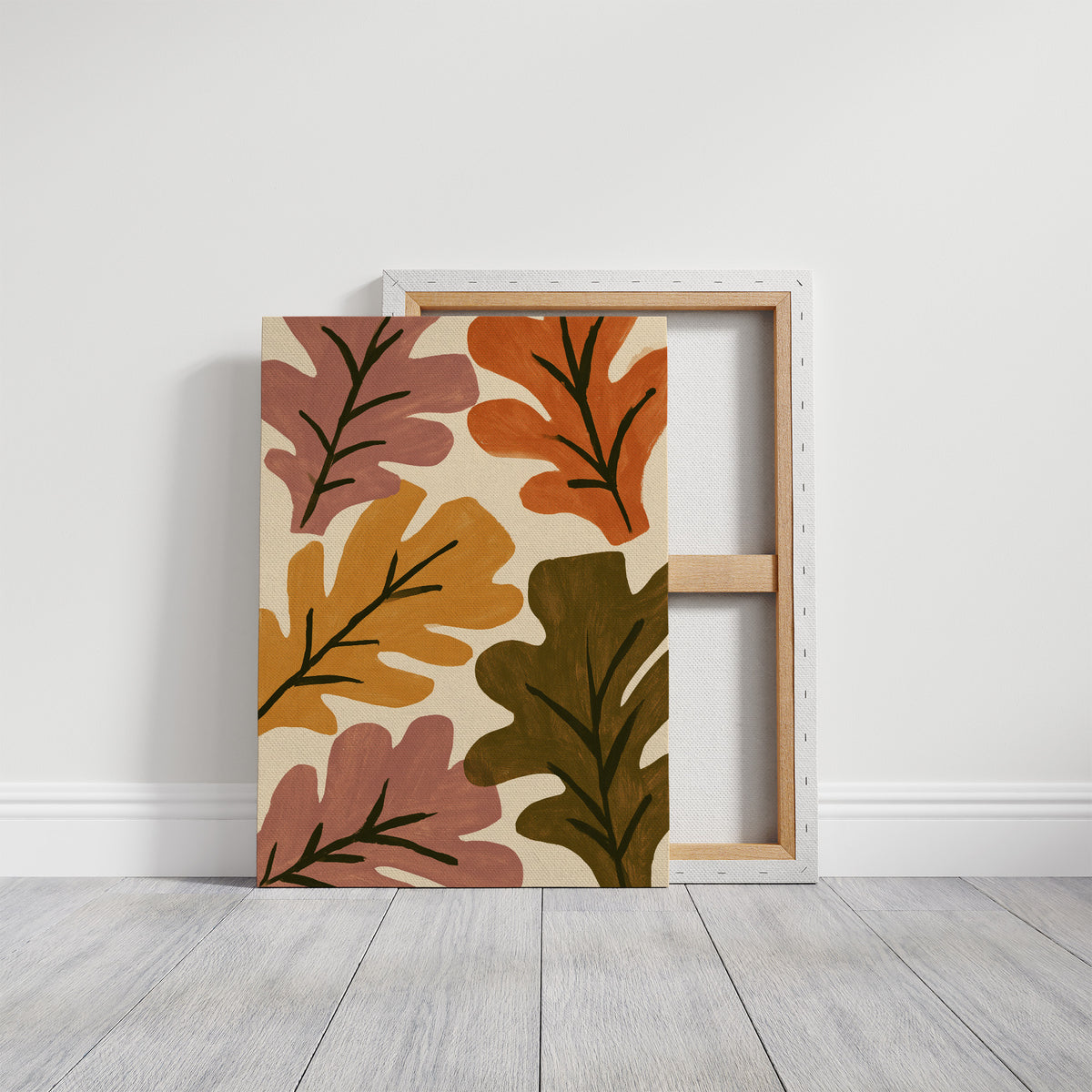 Big Leaf Energy, gallery wrapped canvas print shown front on