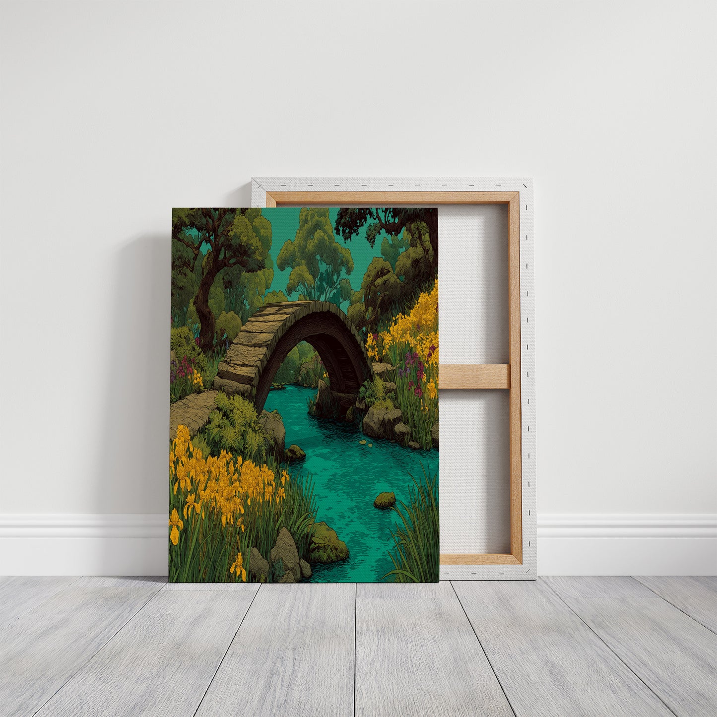 Stone Bridge Over Turquoise Waters