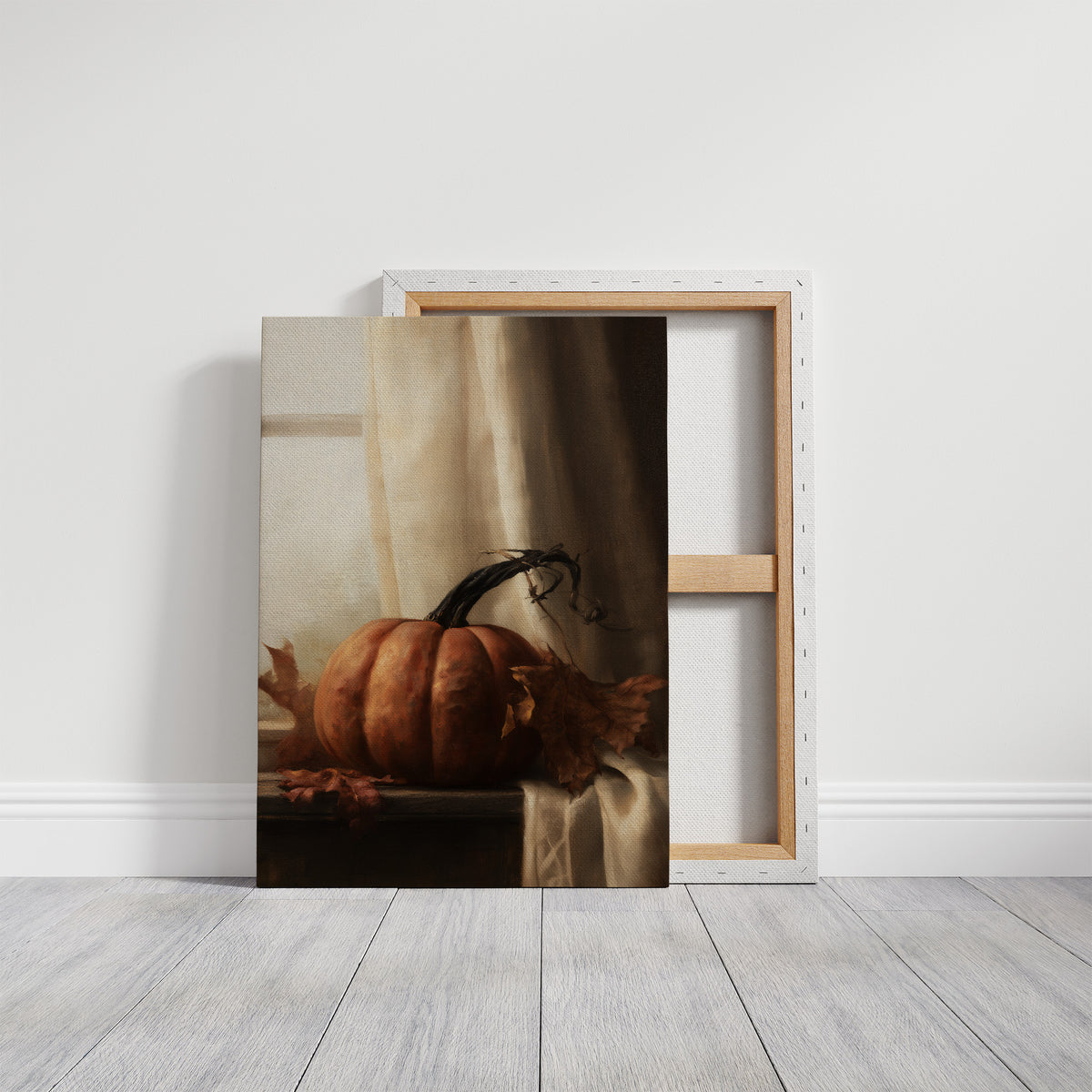 Window Seat Reserved For One Gourd, gallery wrapped canvas print shown front on