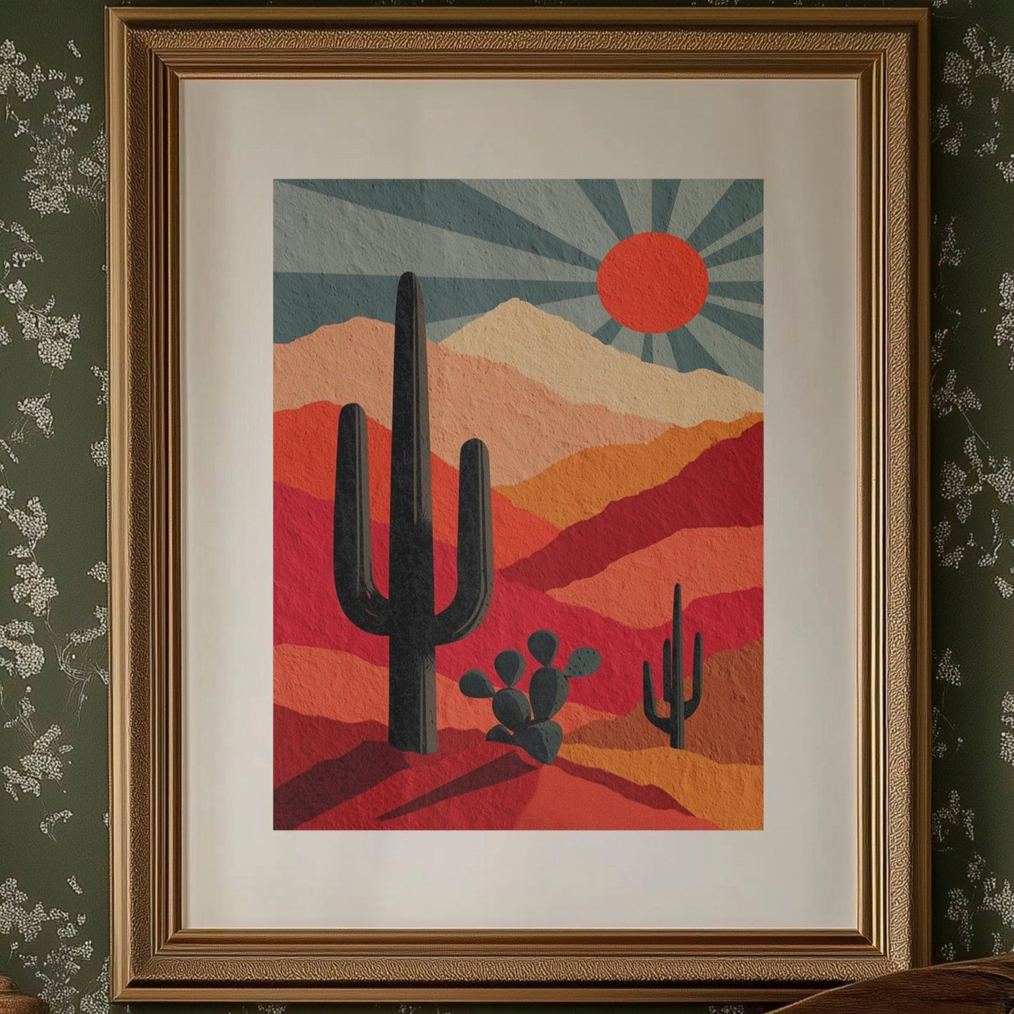 Red Mountains Sing Desert Sunlight