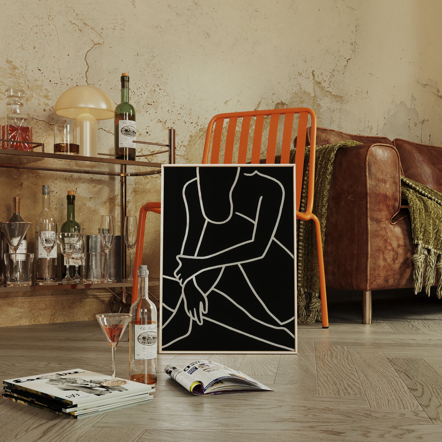 Folded Limbs in Quiet Ink