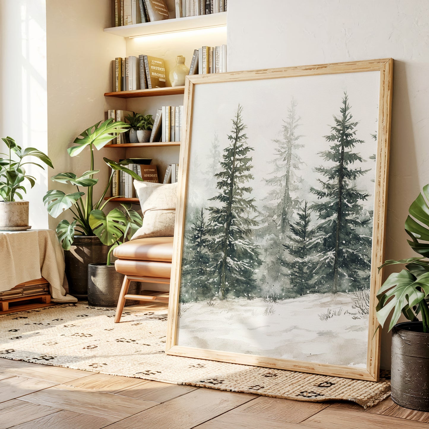 The Forest Breathes in White
