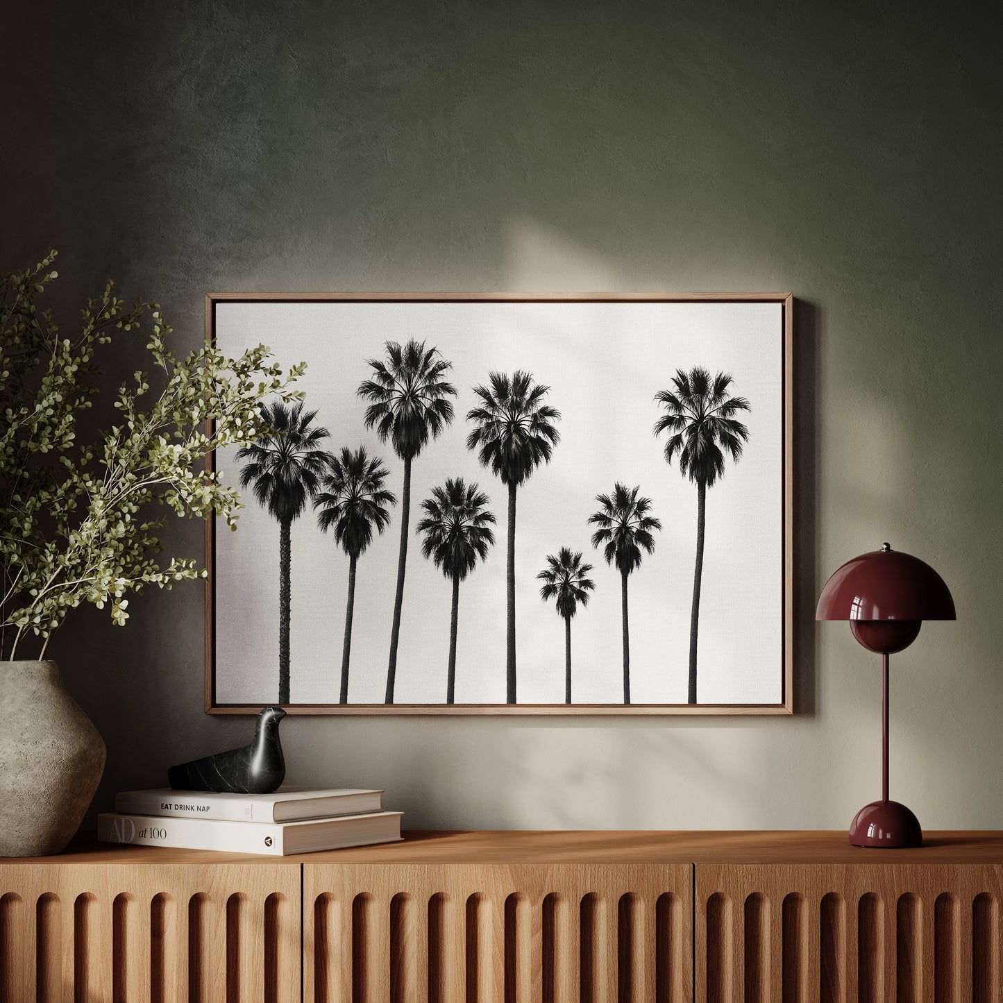 Seven Palms in Perfect Rhythm