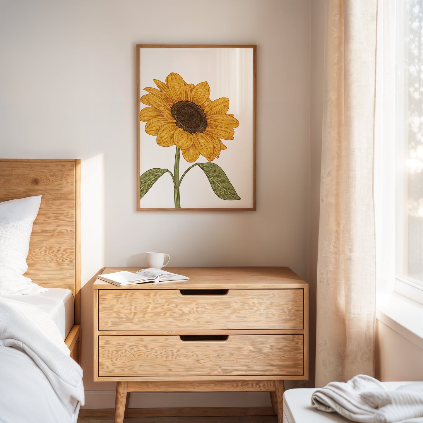 Golden Petals Paint Summer's Portrait