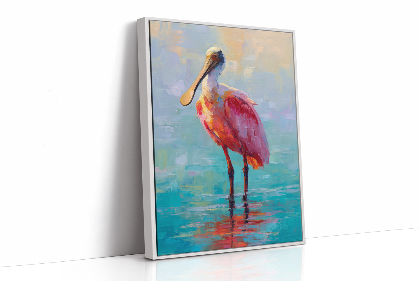 Coral Wader In Turquoise Shallows