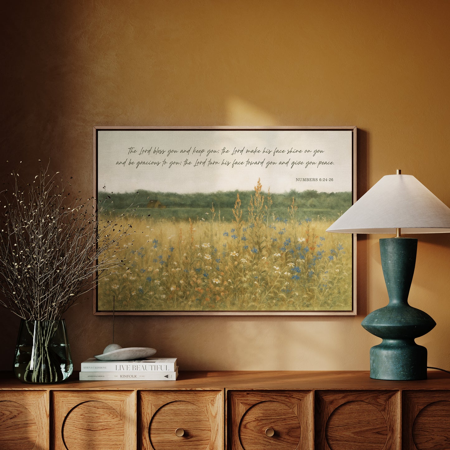 Blessing in Wildflowers Numbers 6:24