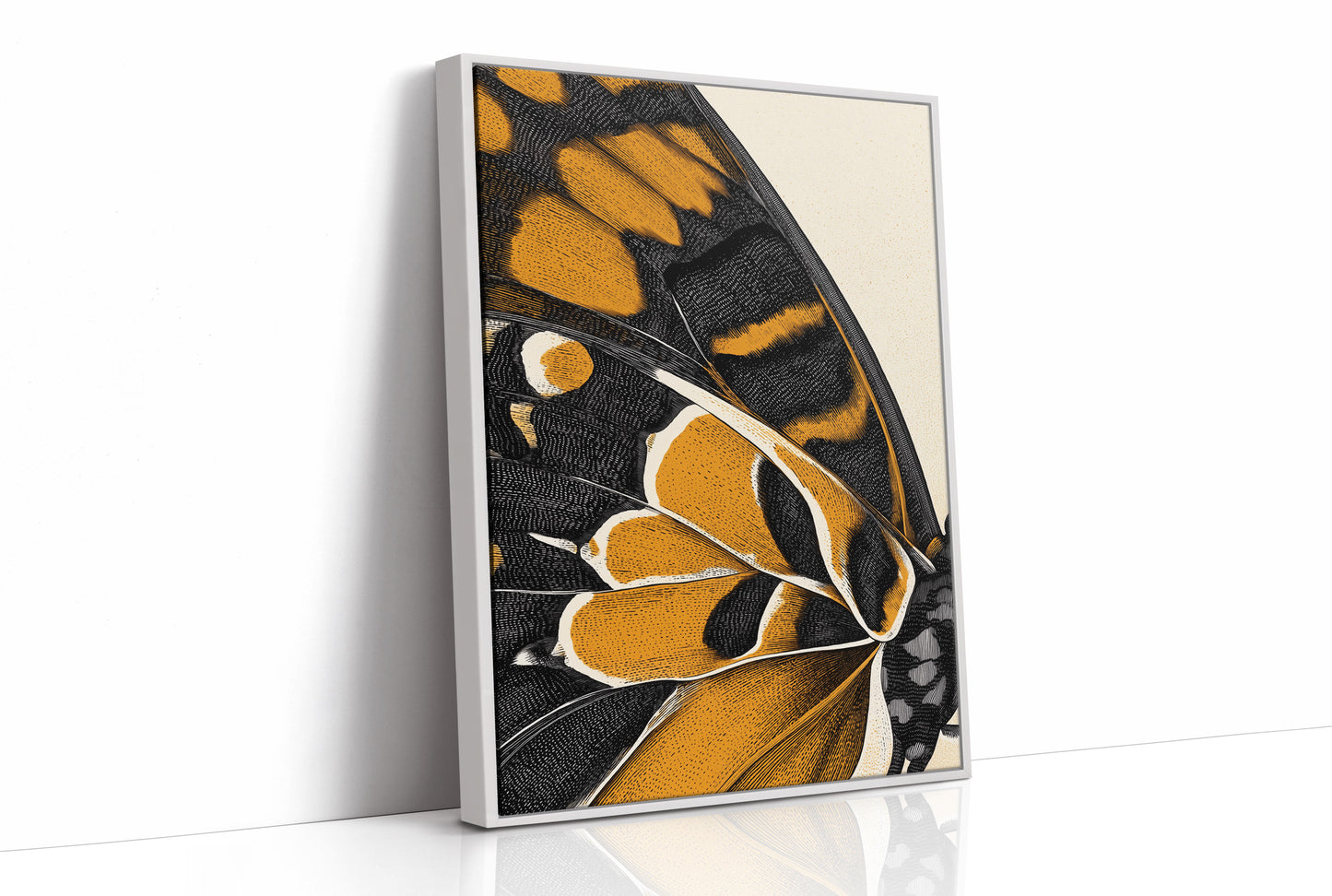 Amber Wings: Nature's Intricate Architecture