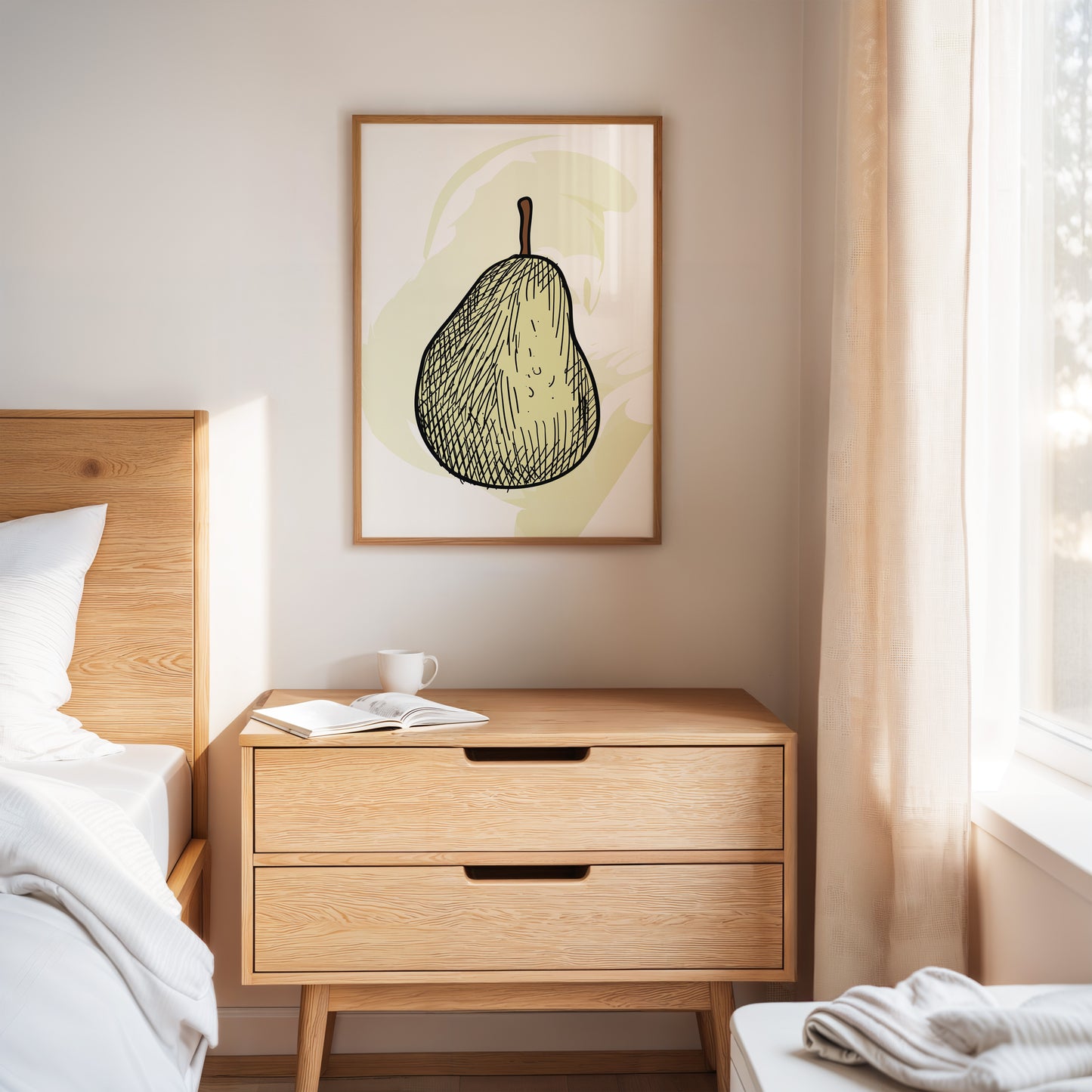 Simple Pear Sketches Autumn Memories