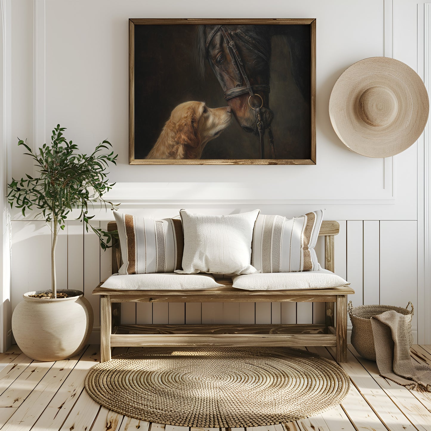 Gentle Friends Share Stable Stories Together