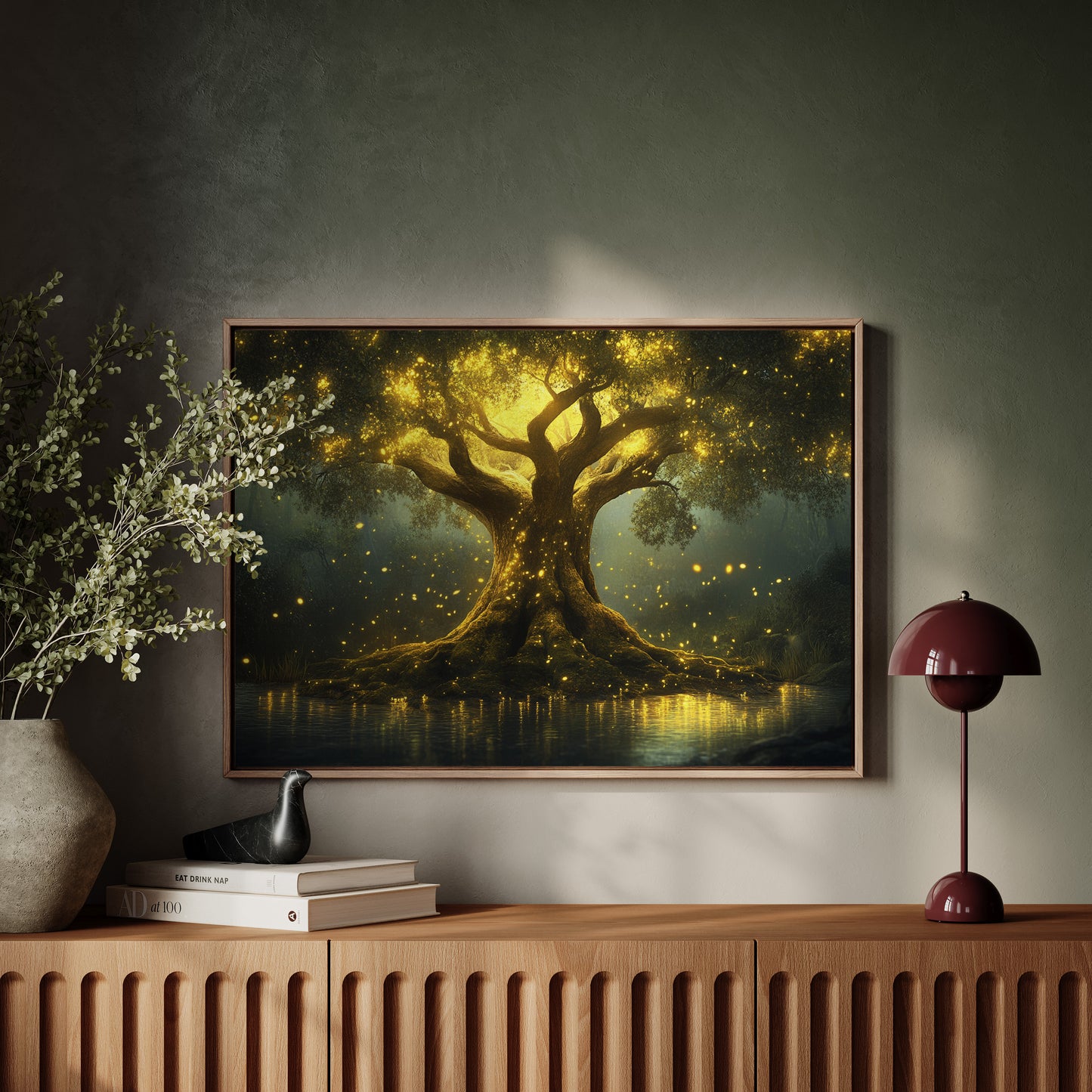 Ancient Light Dances Through Branches