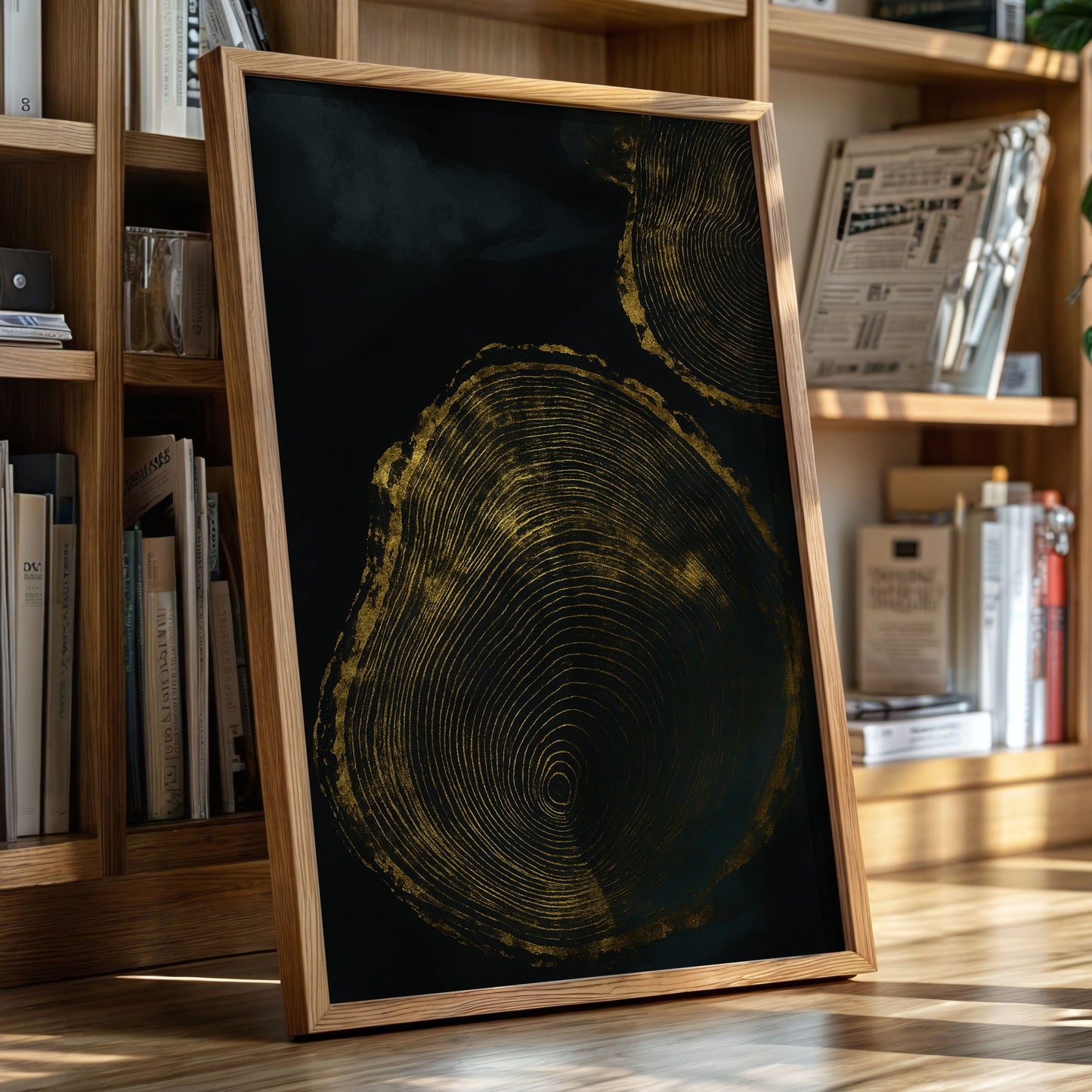 Shadow Rings in Gold