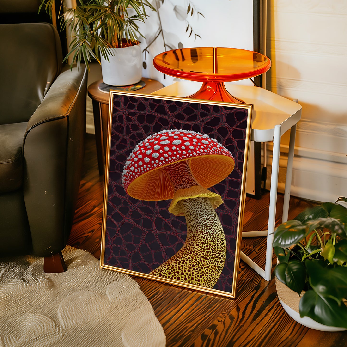 The Enchanted Fungi's Glow