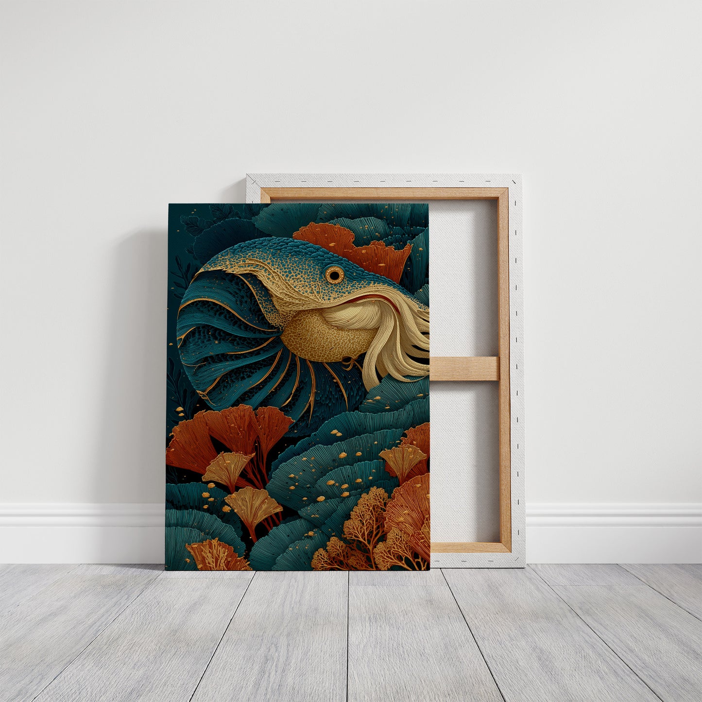 Golden Fins Amid the Reef