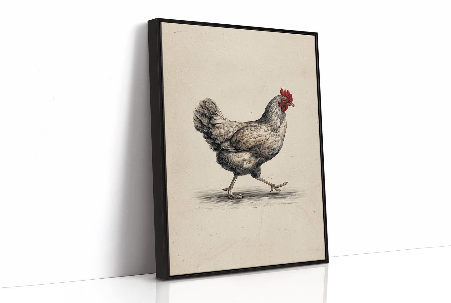 Pastoral Elegance: The Farmyard Patrol