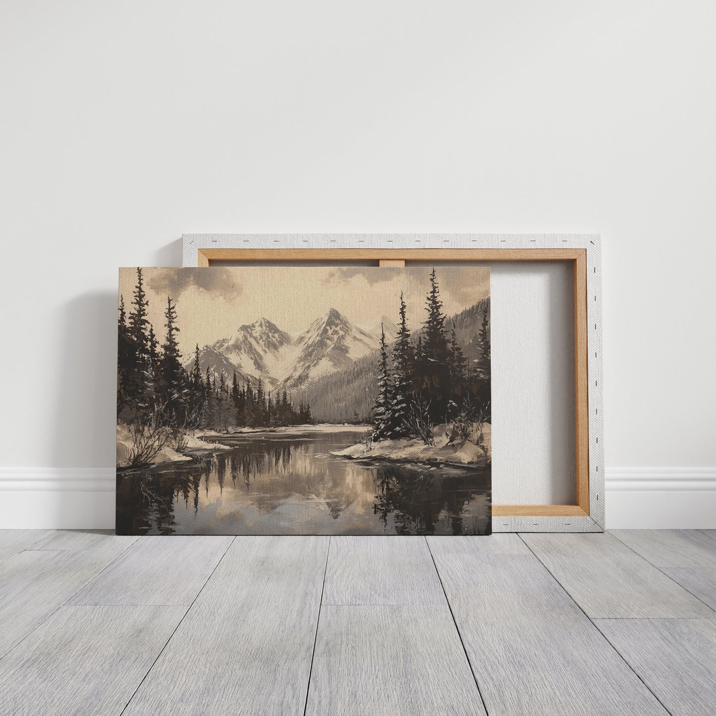 Winter's Mirror Shows Mountain Tales