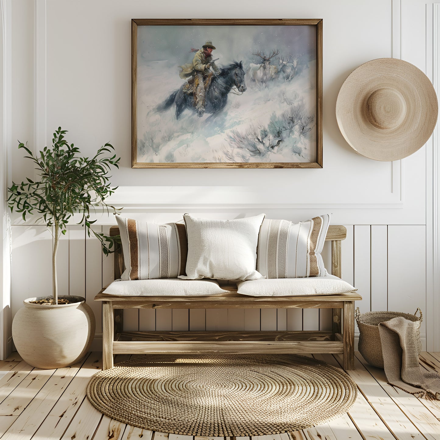 Wild Chase Through Winter Storm