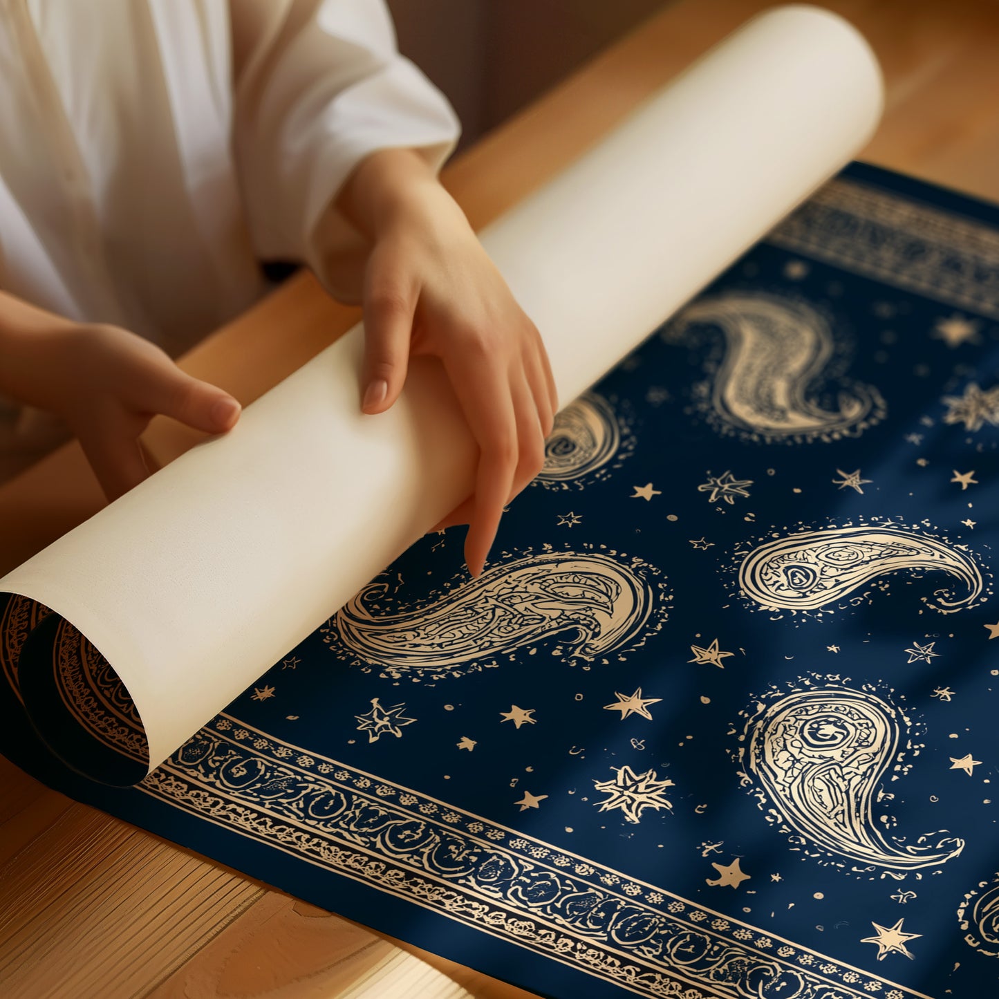 Celestial Paisley: Midnight Constellations