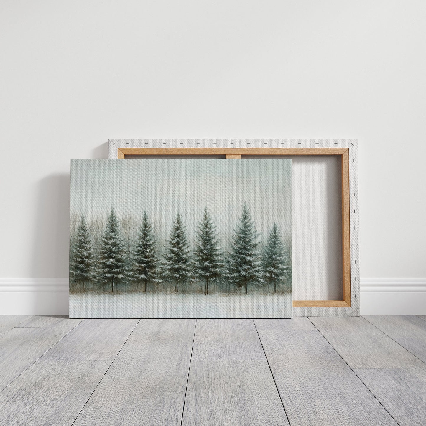 Evergreens Stand Their Winter Watch