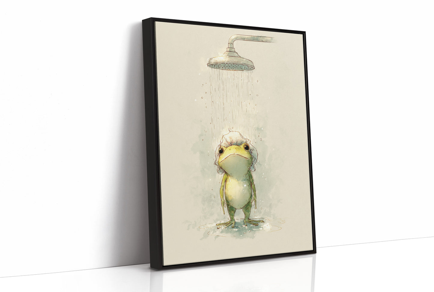 Reluctant Shower Toad's Morning Ritual