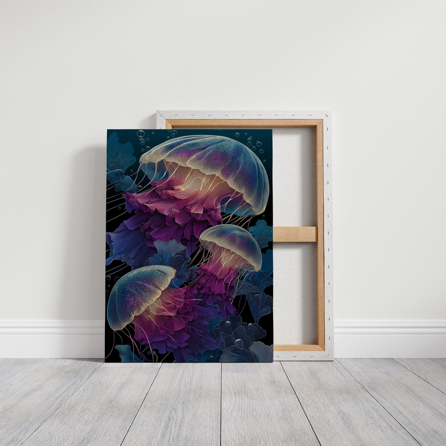 Jellyfish Drift in Deep Violet