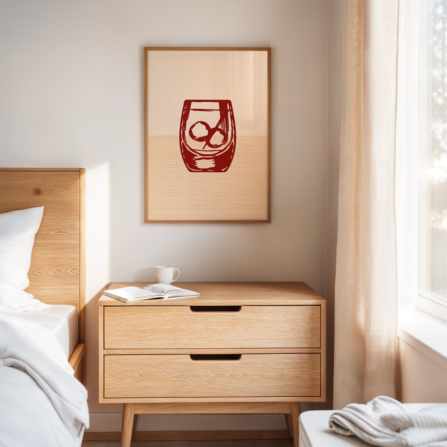 Burgundy Glass Holds Summer Secrets