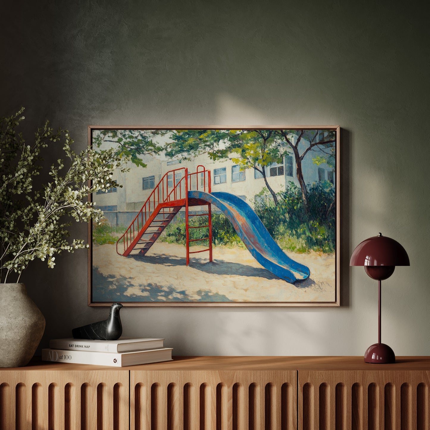 Summer Memories On Metal Slides