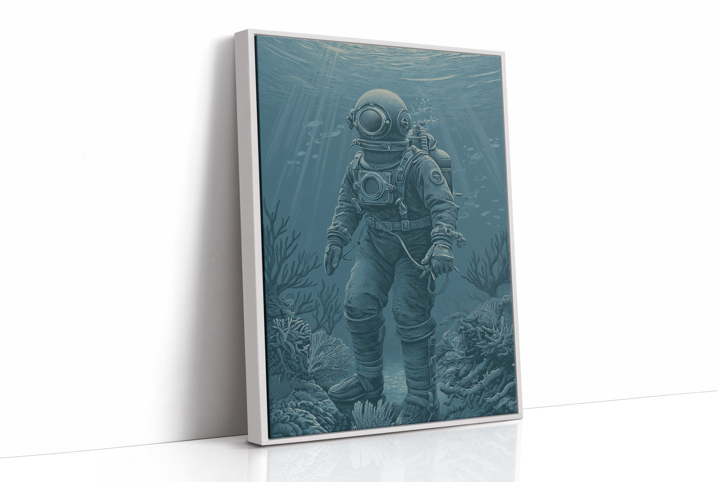 Deep Explorer Among Coral Seas