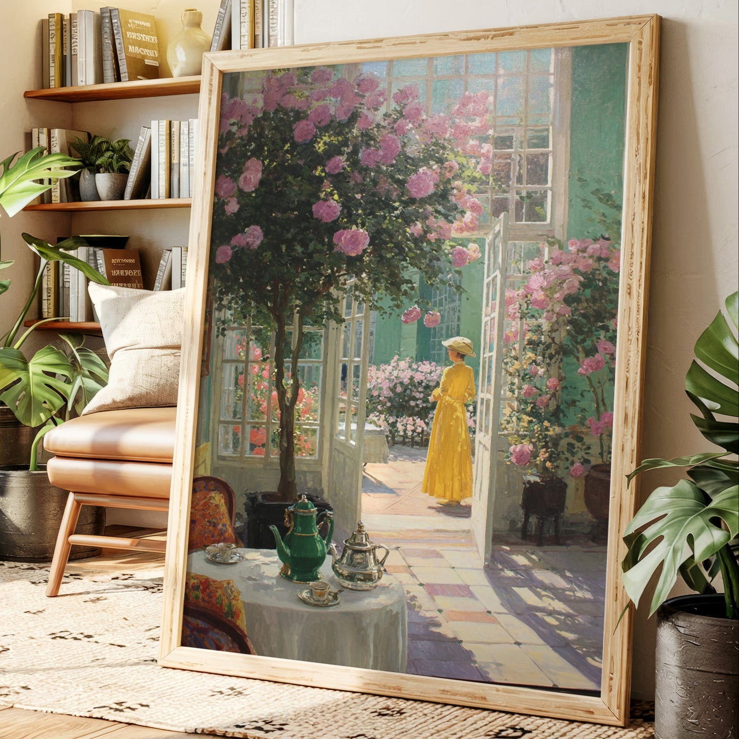 The Garden's Golden Embrace