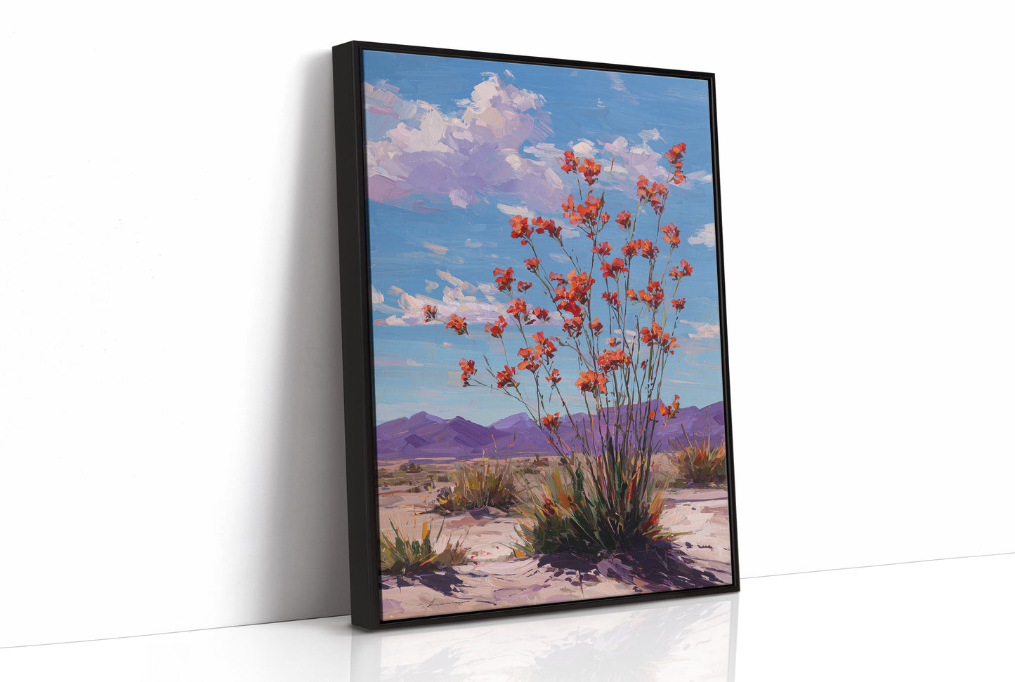 Desert Blooms Beneath Open Sky
