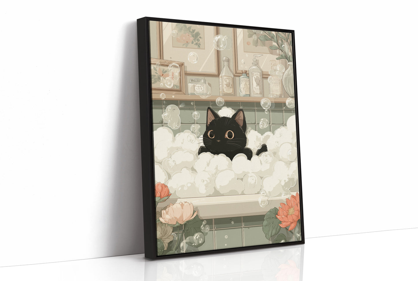 Bubble Bath Confidant: A Feline Spa Day