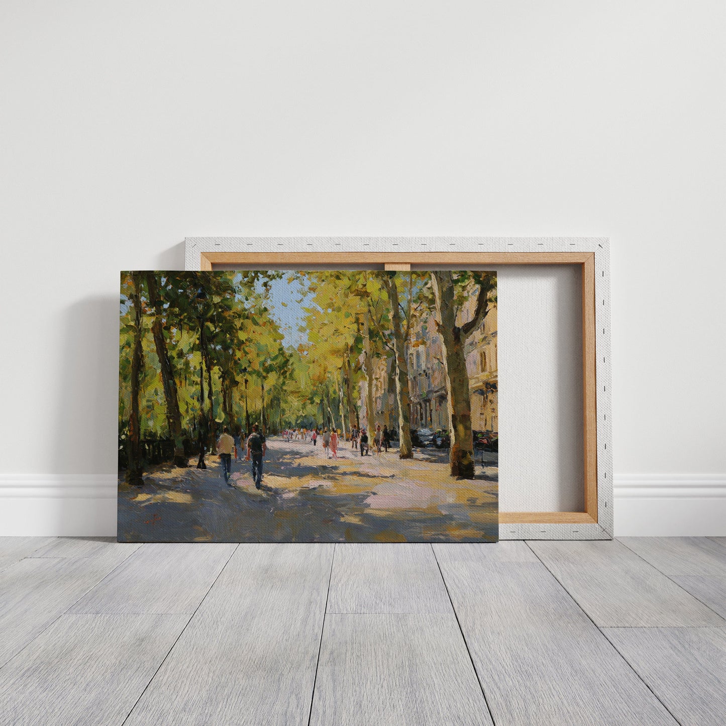 Autumn Light Dances Through City Trees