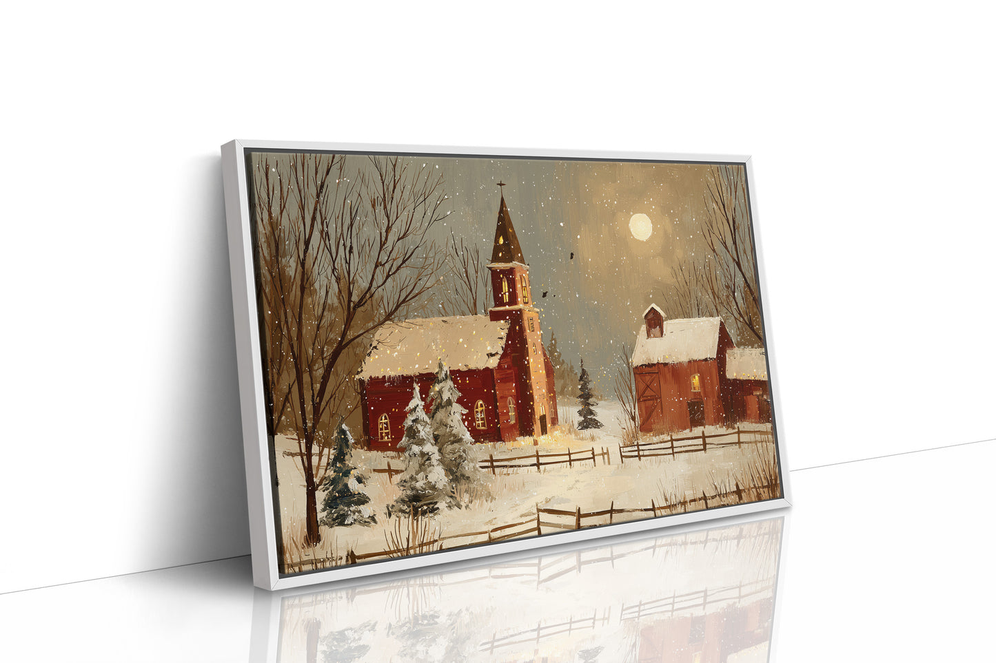 Quiet Village Under Winter Stars