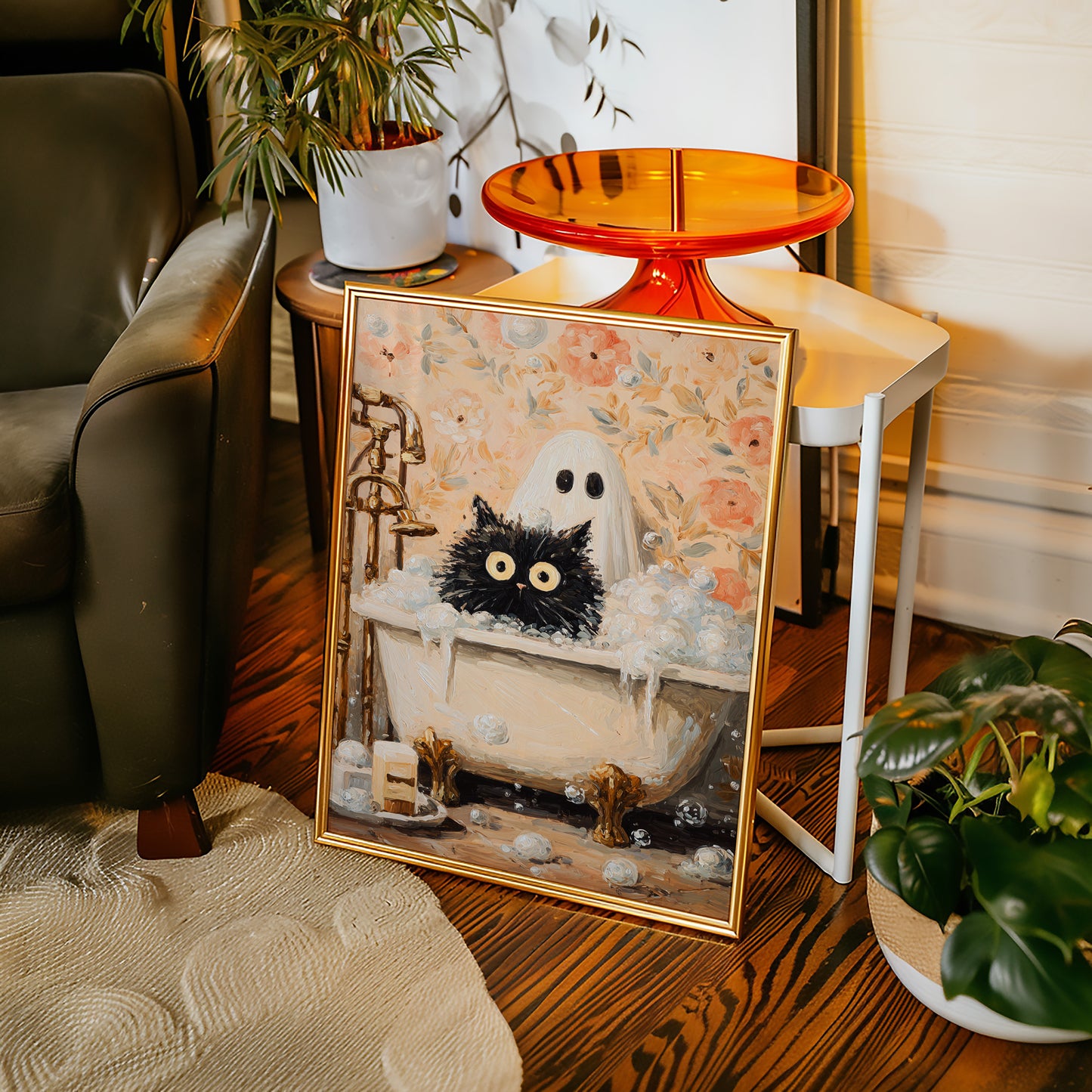 A Sudsy Reunion in the Tub